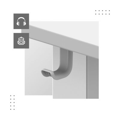 9. MA-Leader 7.6 Weißer elektrischer Schreibtisch