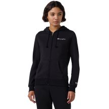 Champion Damen-Kapuzenpullover mit durchgehendem Reißverschluss, Schwarz, 118406 KK001