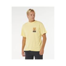 RIP CURL Search Dawn Tee Gelbes Herren-T-Shirt