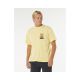 RIP CURL Search Dawn Tee Gelbes Herren-T-Shirt