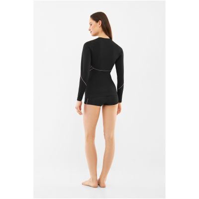 10. Damen-Thermounterwäsche Viking Base Layer Etna 2.0 Set – black/purple Größe: S