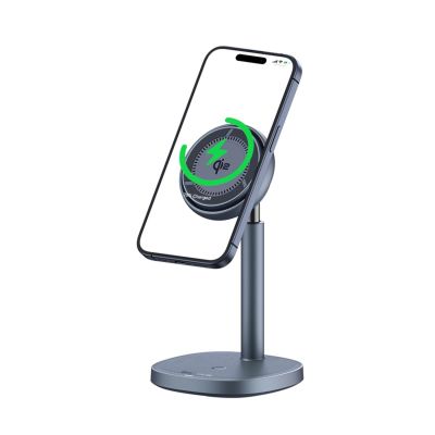 5. Baseus Orbit 2 Pro MagSafe Qi2 20W 2 in 1 Induktives Ladegerät mit Kühlung - Grau