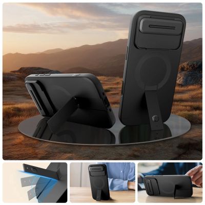4. Tech-Protect Kevlar Aura MagSafe Case für iPhone Air – Schwarz