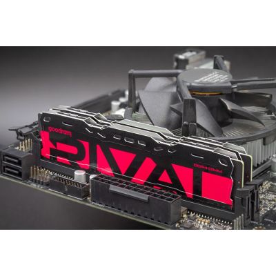 10. DDR4 16 GB 3200 MHz UDIMM goodram RIVAL Radiant Red