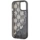 7. Karl Lagerfeld Liquide Glitter Monogram Gradient iPhone 15 Hülle - Schwarz