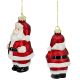 3. GLASORNAMENT IN FORM EINES WEIHNACHTSMANNES SASKA GIFT & DECOR