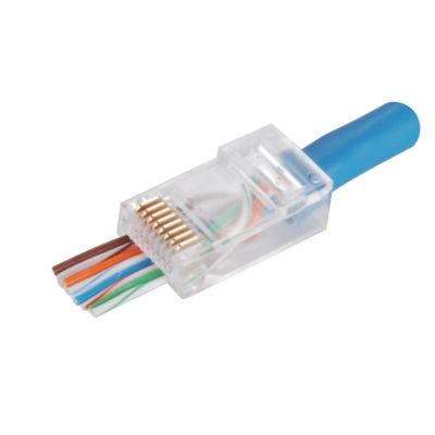 6. ALANTEC RJ45 UTP Durchgangsstecker Kat. 6 (100er-Packung)