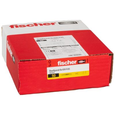 7. FISCHER DUOXPAND STOPFEN 8x100 FUS/50 Stück
