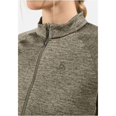 3. Damen-Sweatshirt ODLO TENCIA Mid Layer Full Zip, beige