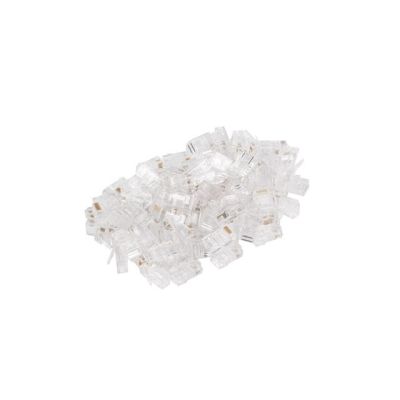 4. LANBERG Netzwerkstecker RJ45 (8P8C) CAT.5E UTP (100 Stück) für kabelgebundene und drahtgebundene Verbindungen