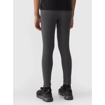 4. Elastische Baumwollleggings für Mädchen 4F Junior