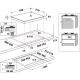 2. Whirlpool AKTL 629/NB1 Kochfeld Schwarz Einbau 59 cm Gas 4 Kochzonen