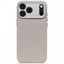 Decoded Leather Backcover Case mit MagSafe für iPhone 17 Pro Max - Grau