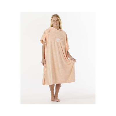 RIP CURL Classic Surf Kapuzenhandtuch-Poncho für Damen, orange