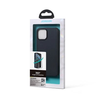 5. Joyroom 360 Full Case Cover für iPhone 13 Pro Vorder- und Rückseite + Tempered Glass Schwarz (JR-BP935 Schwarz)