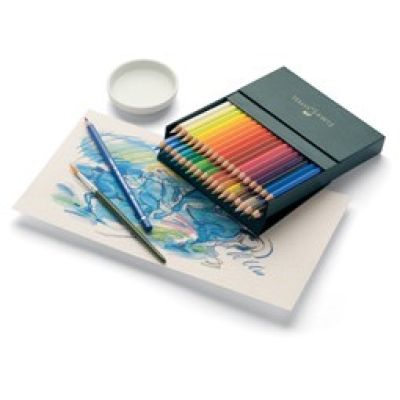 Faber-Castell Albrecht Dürer Aquarellstifte Geschenkbox mit 36 Farben, Pinsel 36 Stück.