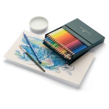 Faber-Castell Albrecht Dürer Aquarellstifte Geschenkbox mit 36 Farben, Pinsel 36 Stück.