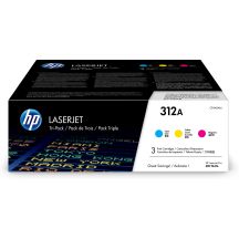 HP Toner-Kit HP 312A, HP312A=CF440AM, enthält CMY, CF381A+CF382A+CF383A