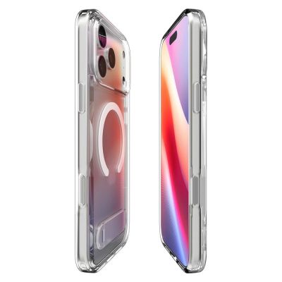 5. Spigen Ultra Hybrid "S" MagSafe Case für iPhone 17 Pro - Klar und Weiß