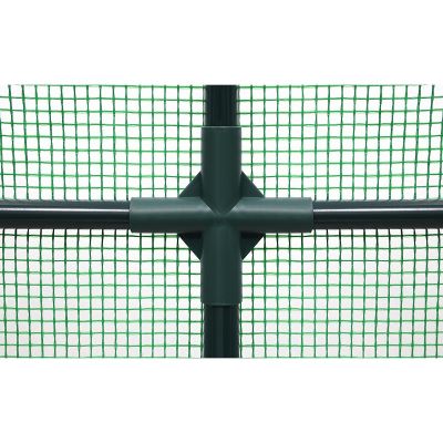 28. Gewächshaus-Gartentunnel mit zwei Eingängen für Tomaten und Gurken, 200 x 100 x 180 cm, grün