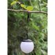21. Solarlampe, Kugelhalterung aus Kunststoff mit Clip, 10 x 30 cm