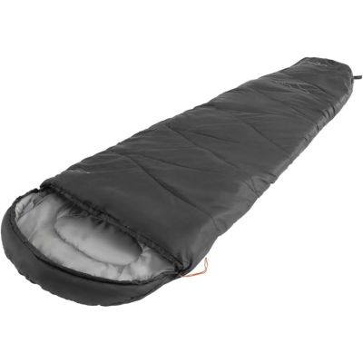 5. Easy Camp 240201 Schlafsack für Erwachsene, Mumienform, Polyester, Schwarz