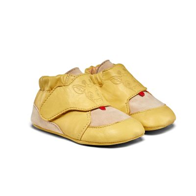 Affenzahn Crawly Giraffe Leder-Kriechschuhe (01257-60097)