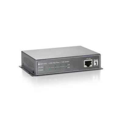 LevelOne GB PoE+ Switch 5-Port 19" 115W 1Gbps