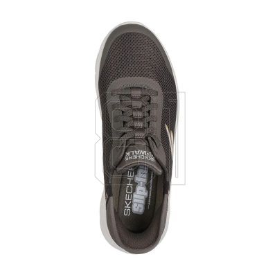 7. Skechers Go Walk Flex Hands Up M 216324BRN Schuhe