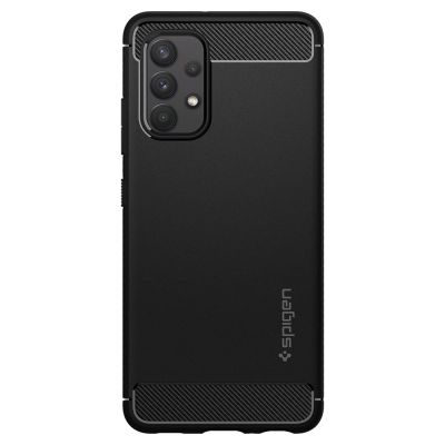 12. Spigen Rugged Armor Hülle für Samsung Galaxy A52 / A52S - Mattschwarz