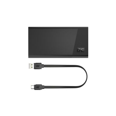 4. GREEN CELL POWERBANK POWERPLAY 20S SCHWARZ 20000 mAh 22,5 W 3x USB-C PD 1x USB-A