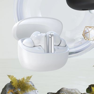 7. Dudao U21 TWS ANC ENC Bluetooth-Kopfhörer, kabellos, Weiß