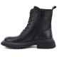 3. Damen-Ankle-Boots aus Leder, gefüttert, schwarz, Big Star UU274375