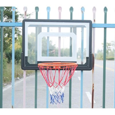 7. Basketball-Rückwand 82 x 58 cm mit Ring 38 cm Hurricane
