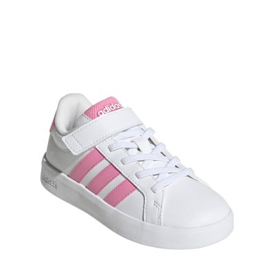 2. Adidas Grand Court 3.0 Kinderschuhe weiß und rosa JP9371