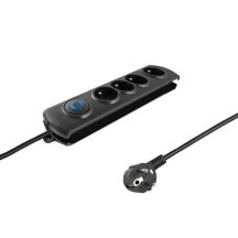 Qoltec 50104 Steckdosenleiste (1,5 m; schwarz)