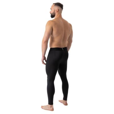 6. Lange schwarze Trainingsleggings - CSL - S
