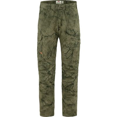 Fjällräven Barents Pro Hydratic Trs M Green Camo-Deep Forest Herrenhose (F90228-626-662)