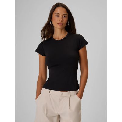 Damen-T-Shirt, schmal geschnitten, einfarbig, Größe 4F 4FRSS26TTSHF4520-20S