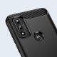 6. Carbon Case Flexible Schutzhülle Motorola Moto G Play 2022 schwarz