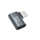 2. Wozinsky WPKB-01 USB-C - USB-C 40Gb/s 240W 8K OTG seitlich abgewinkelter Adapter - Grau