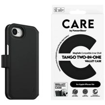 CARE by PanzerGlass Feature Tango 2in1 Wallet Case für iPhone 16e - Schwarz