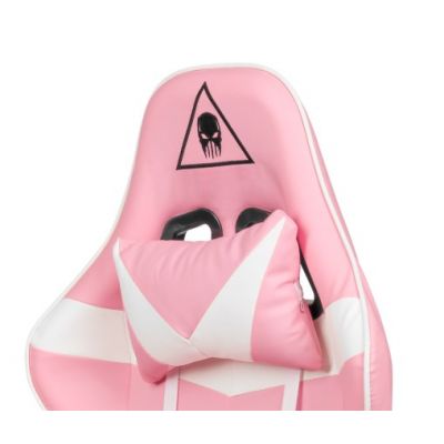 6. Gaming-Stuhl Kruger&Matz GX-150 Weiß-Rosa
