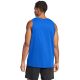 3. adidas Essentials Tanktop für Herren mit kleinem Logo, blau, JE8978