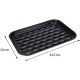 2. Grillplatte 34x24cm, antihaftbeschichtet, schwarz
