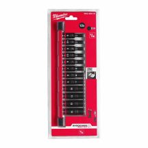 MILWAUKEE IMPACT SUST SET 1/4" 12 Stück.