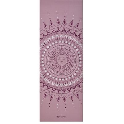 10. Gaiam Here & Now Dusty Rose Yogamatte 4 mm 65272