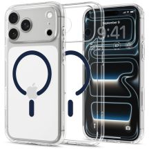 Spigen Ultra Hybrid MagSafe Hülle für iPhone 18 Pro Max / 17 Pro Max – Transparentes Marineblau