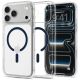 Spigen Ultra Hybrid MagSafe Hülle für iPhone 18 Pro Max / 17 Pro Max – Transparentes Marineblau