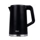 Ideal Wasserkocher 1,7 l, Edelstahlgehäuse, Leistung 1500 W, Schwarz